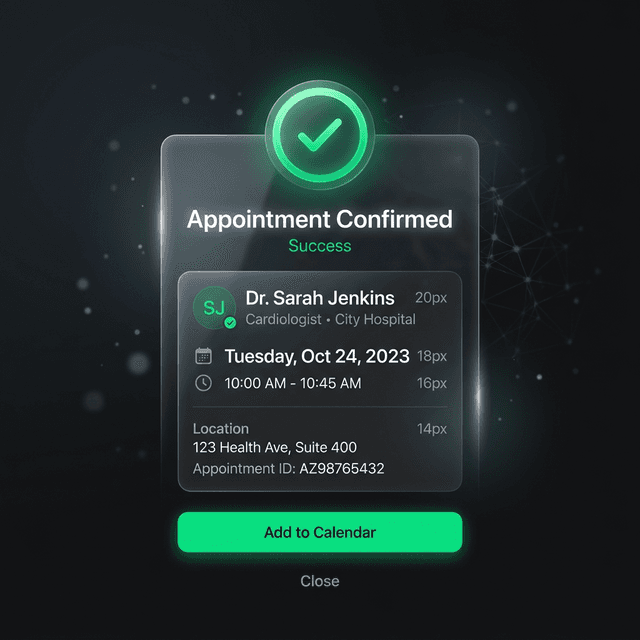 Appointment Confirmation
